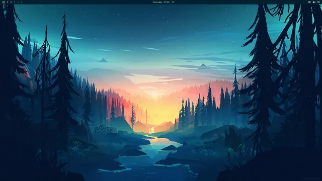 Empty desktop