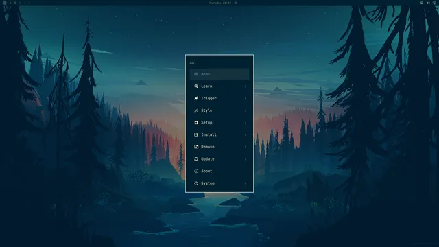 Omarchy menu