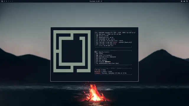 About window