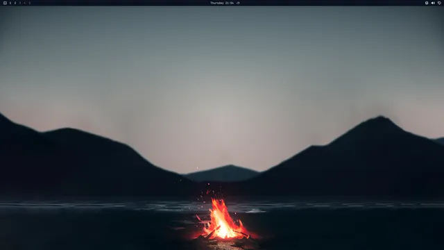 Empty desktop