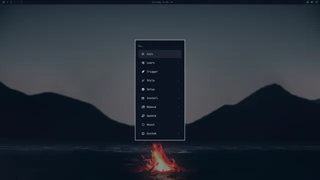 Omarchy menu