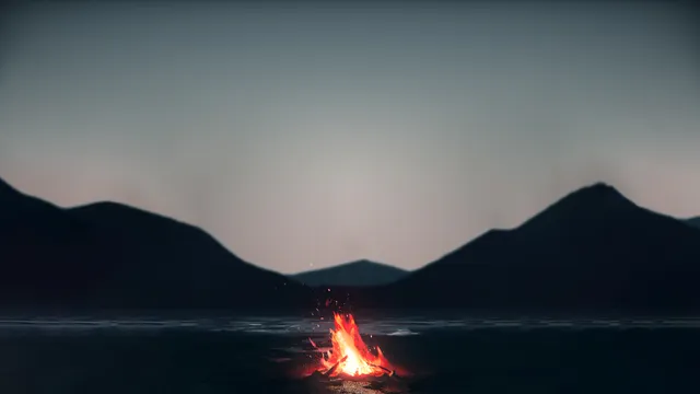 Fireside wallpaper: 1