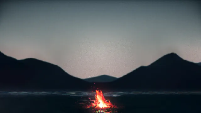Fireside wallpaper: 2