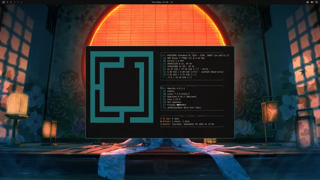 About window