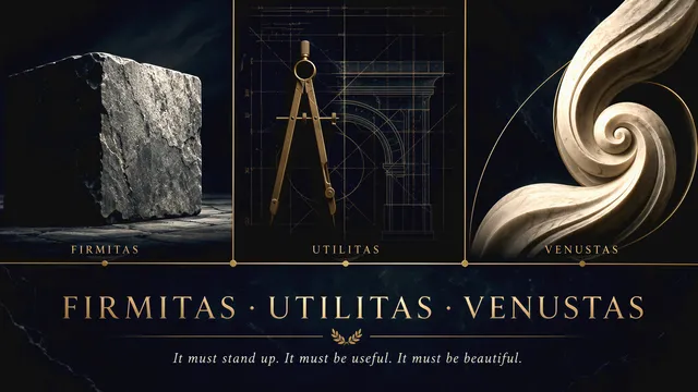Firmitas Utilitas Venustas wallpaper: strength use beauty