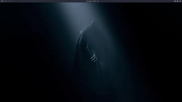 Empty desktop