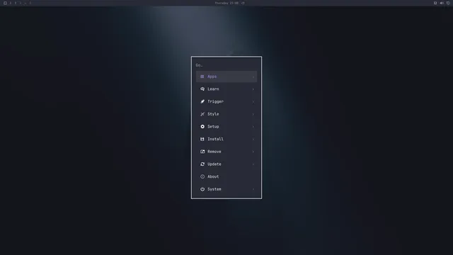 Omarchy menu