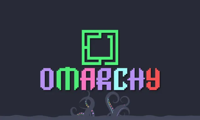 Flat Dracula wallpaper: omarchy neon