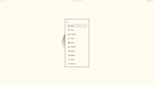 Omarchy menu