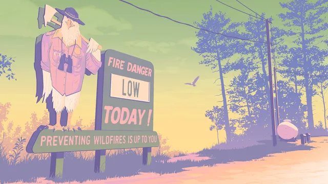 Florida Man wallpaper: firewatch eagle