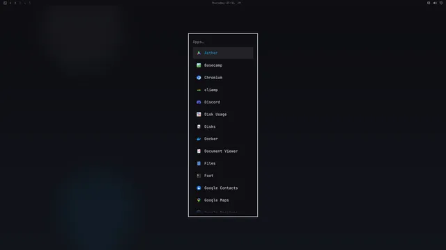 App launcher