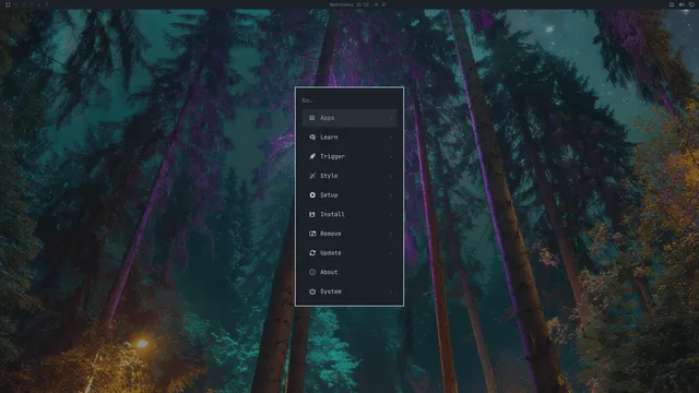 Omarchy menu