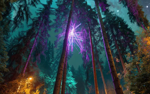 Forest Night wallpaper: forest night