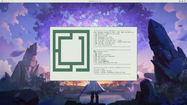 About window
