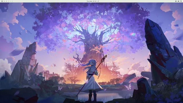 Empty desktop