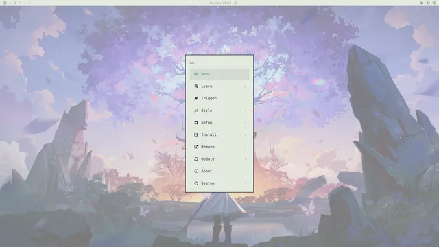 Omarchy menu