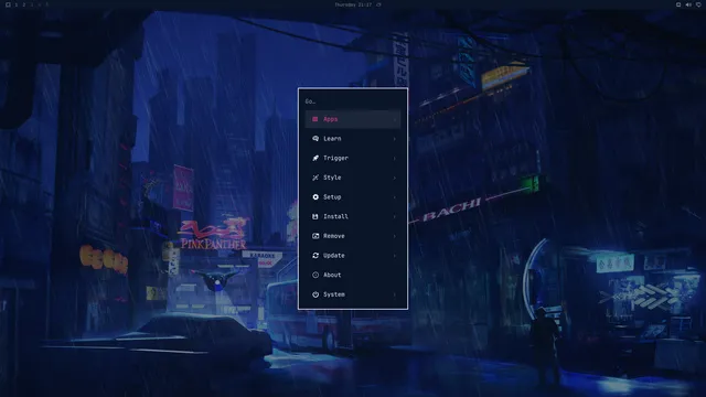 Omarchy menu