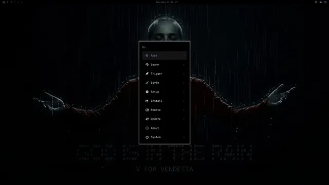 Omarchy menu