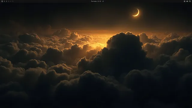 Empty desktop