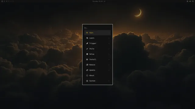 Omarchy menu
