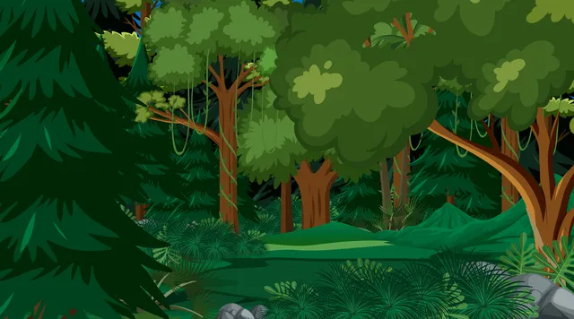 Green Garden wallpaper: forest orig