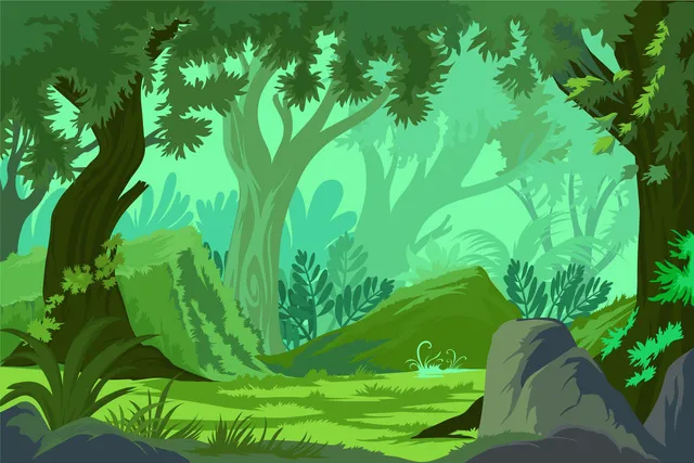 Green Garden wallpaper: bright lush