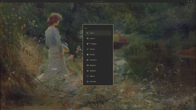 Omarchy menu