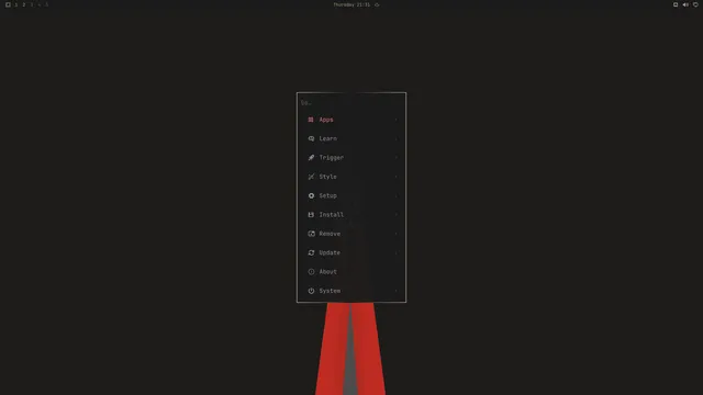 Omarchy menu