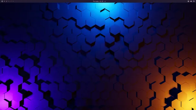 Empty desktop
