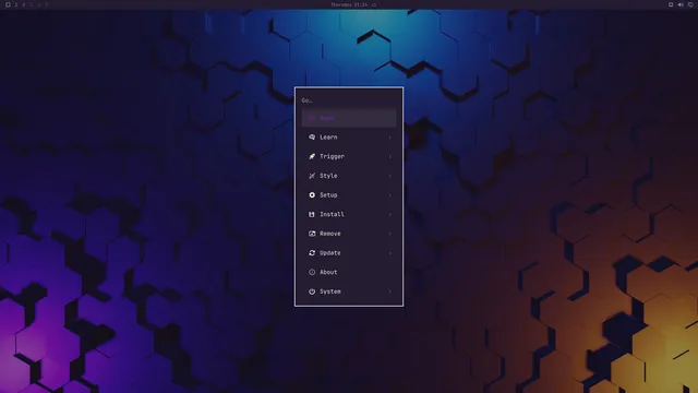 Omarchy menu