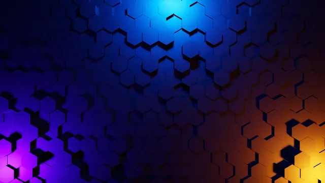 Hex wallpaper: spectral hive