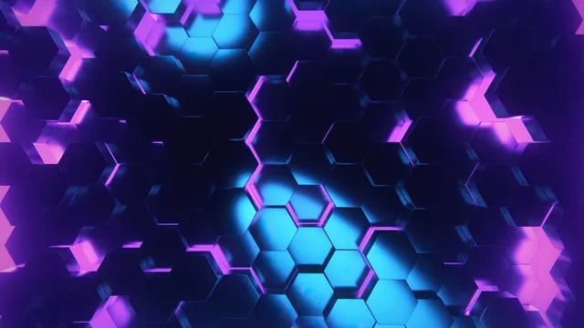 Hex wallpaper: violet mesh