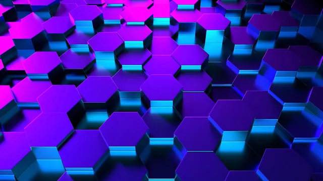 Hex wallpaper: electric comb