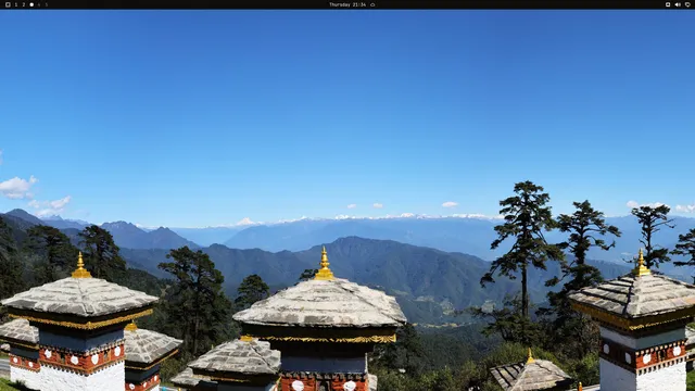 Empty desktop