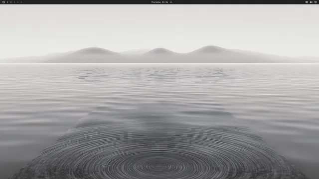 Empty desktop