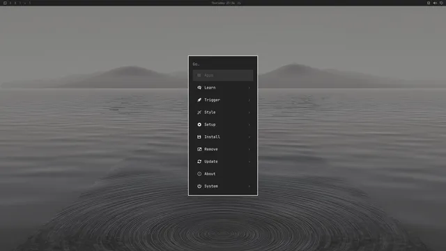 Omarchy menu