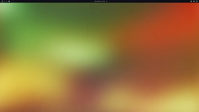 Empty desktop
