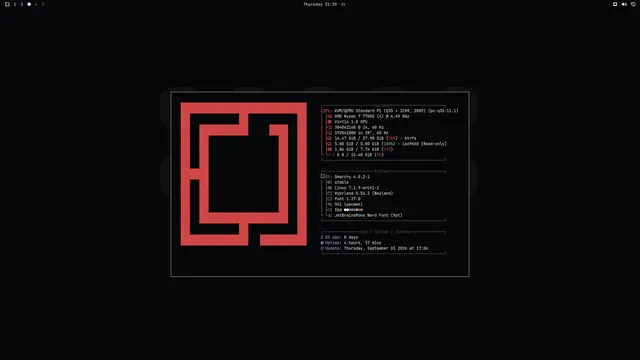 About window