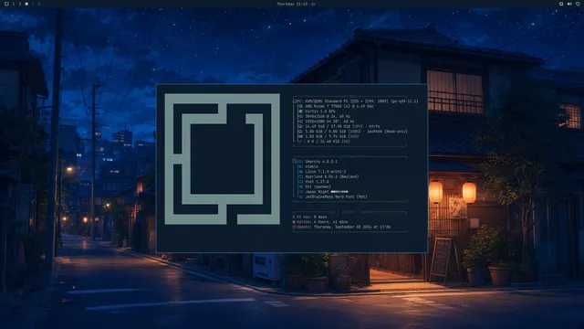 About window