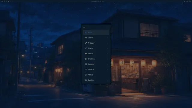 Omarchy menu