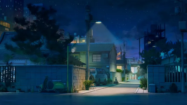 Japan Night wallpaper: japan night moon dim