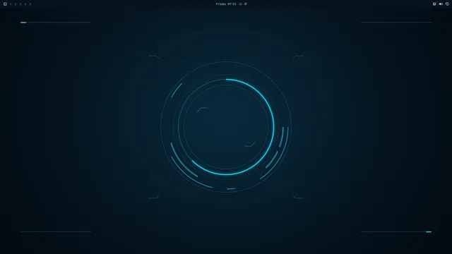 Empty desktop