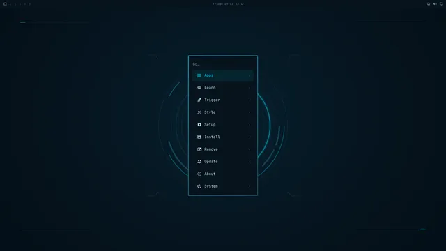 Omarchy menu