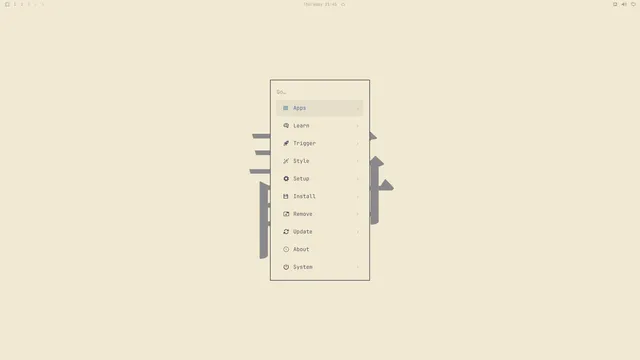 Omarchy menu