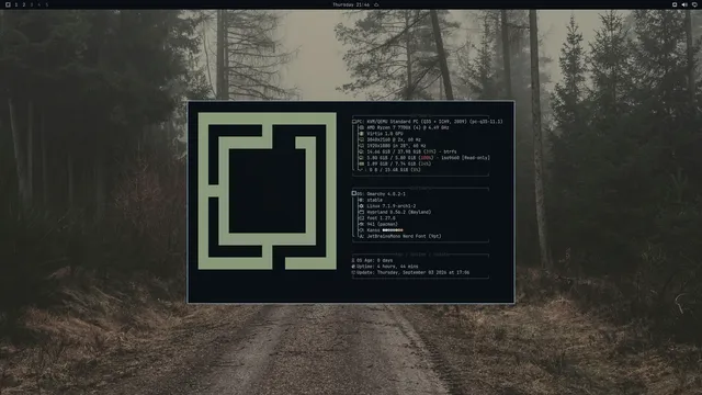 About window