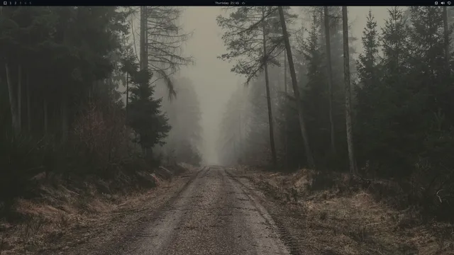 Empty desktop