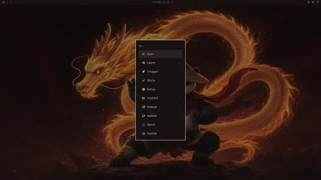 Omarchy menu