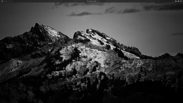 Empty desktop