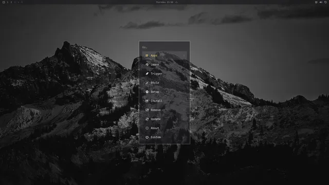 Omarchy menu