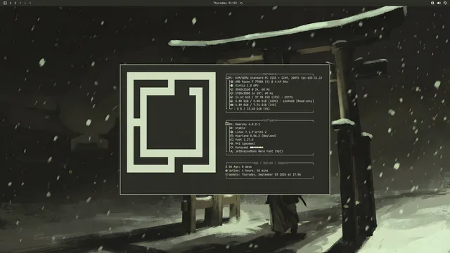 About window